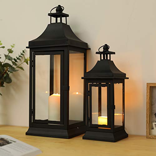 Garnett NimbusCore Metal Candle Lantern styled product scene