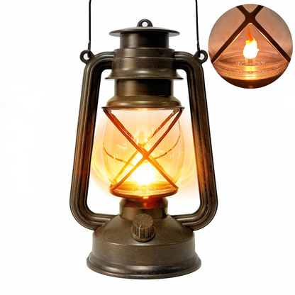 Decorative Rustic Lantern - Beige